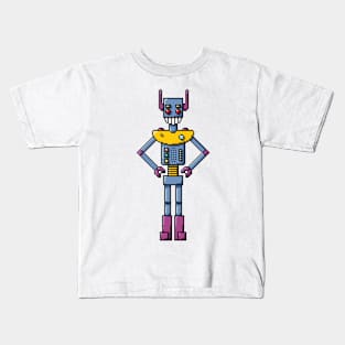 Pixel Robot 117 Kids T-Shirt
